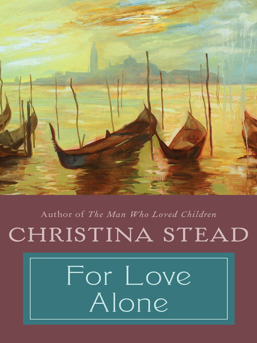 Cover image for For Love Alone